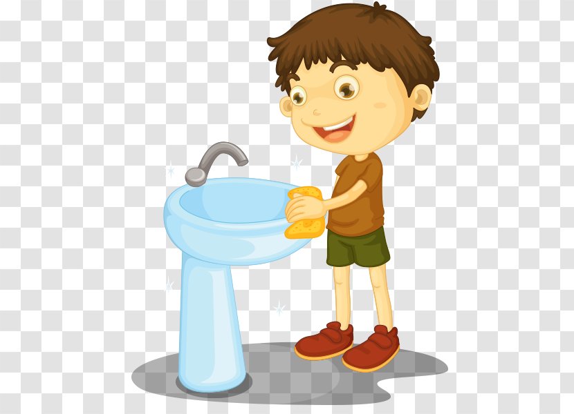 Cleaning Bathroom Toilet Child Clip Art - Cleaner Transparent PNG