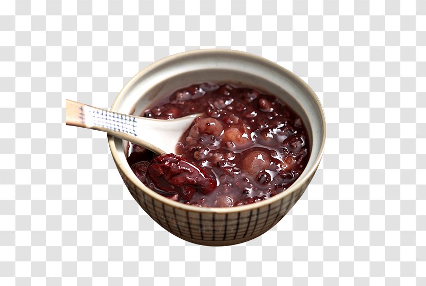 Congee Porridge Glutinous Rice Black - Chutney - Red Dates Longan Lotus Transparent PNG
