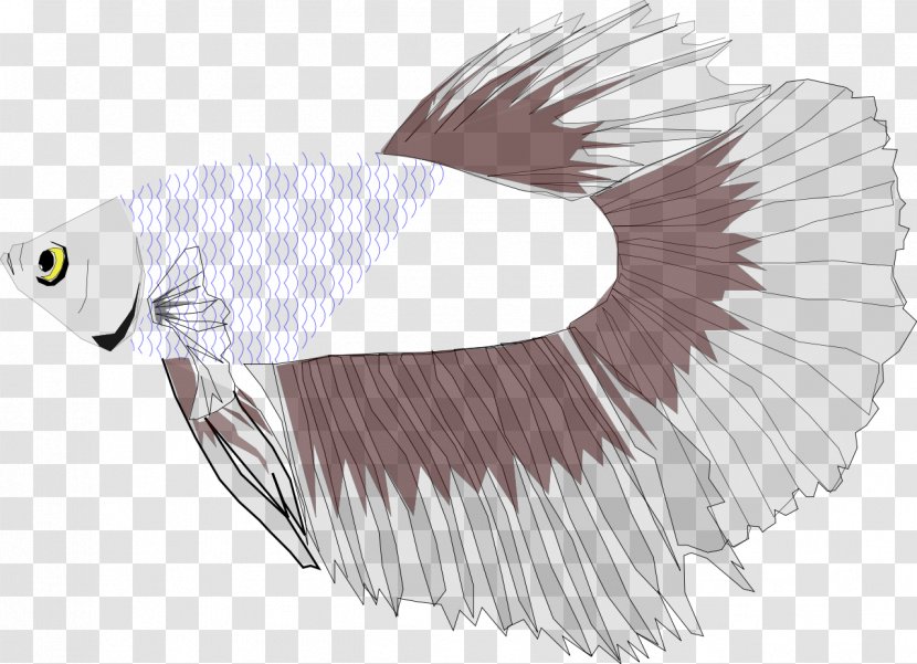 Siamese Fighting Fish Clip Art - Tail - Betta Transparent PNG