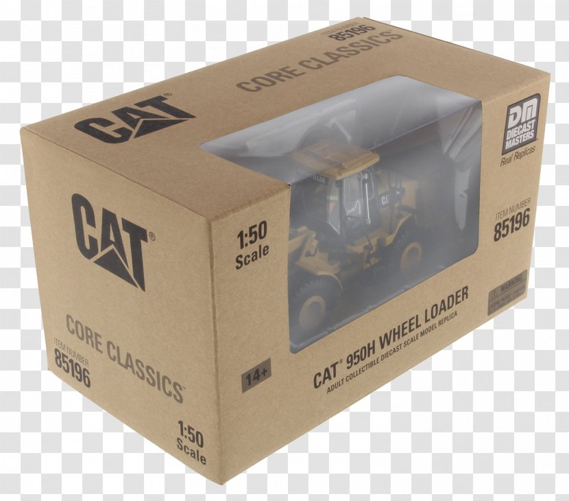 Caterpillar Inc. Loader Excavator Die-cast Toy Wheel Tractor-scraper - Carton Transparent PNG