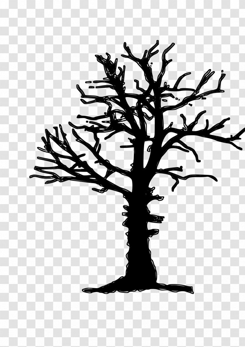 Tree Snag Clip Art - Drawing - Silhouette Transparent PNG
