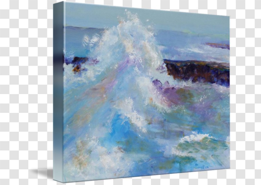 Watercolor Painting Gallery Wrap Canvas Art - Jetty Transparent PNG