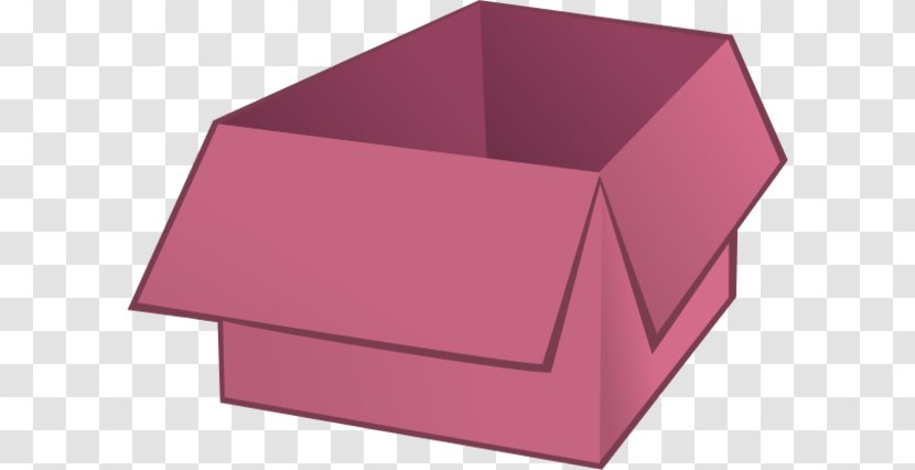 Box Free Content Colored Pencil Clip Art - Pink Cliparts Transparent PNG