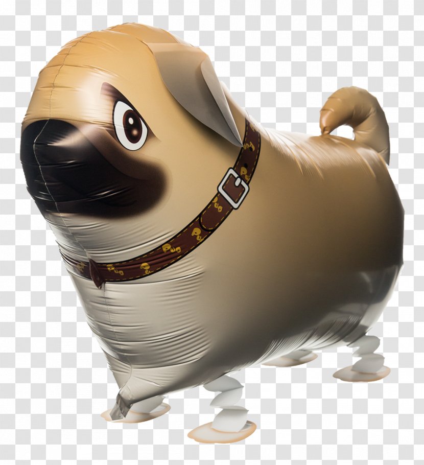 Pug Toy Balloon Helium Modelling - Gift Transparent PNG
