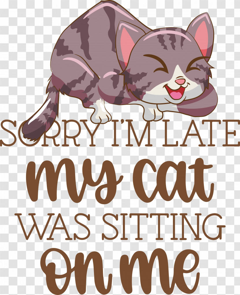 Cat Dog Snout Whiskers Cartoon Transparent PNG