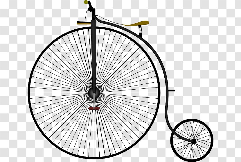 Penny-farthing Bicycle Unicycle Clip Art - Rim Transparent PNG