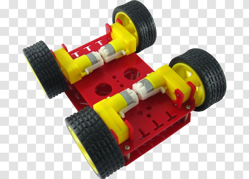 Car Robot Four-wheel Drive Wheel - Chassis Transparent PNG