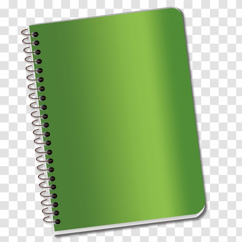 Laptop Notebook Green - Cartoon - Vector Notes Transparent PNG