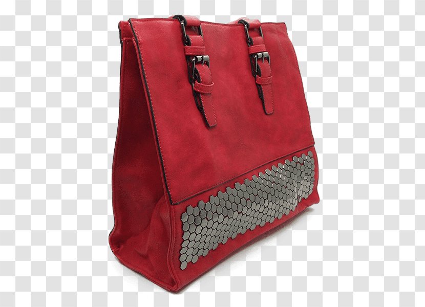 Tote Bag Leather Red Handbag - Shoulder Transparent PNG