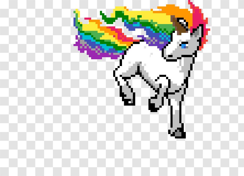 Cross-stitch Unicorn: Color By Number Pixel Art Bead - Unicorn Transparent PNG