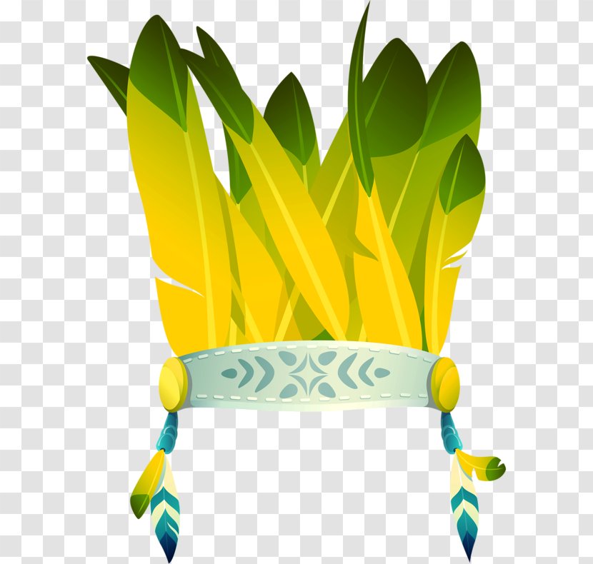 Indigenous Peoples Of The Americas Clip Art - Yellow - War Bonnet Transparent PNG