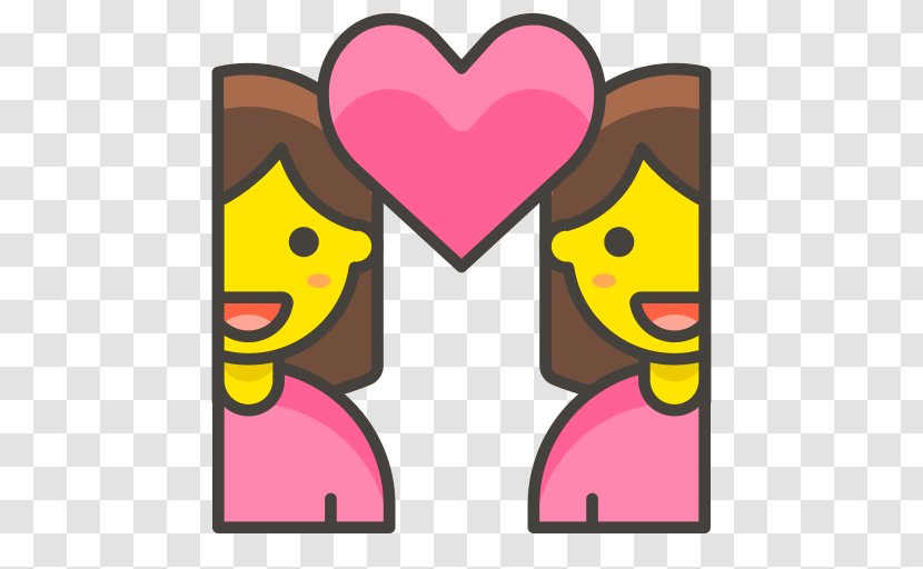 Emoji Woman File Format Avatar Symbol - Video - Heart Pink Transparent PNG
