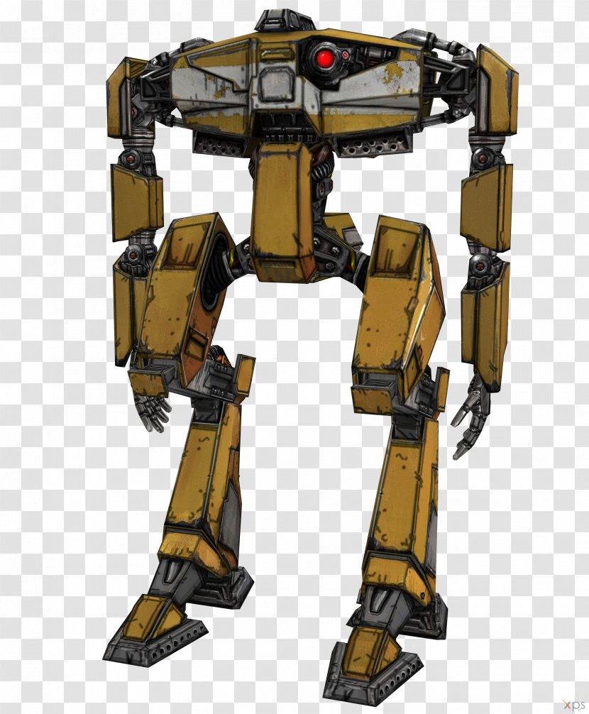 Borderlands 2 Tales From The Robot ЧБ - Game Transparent PNG