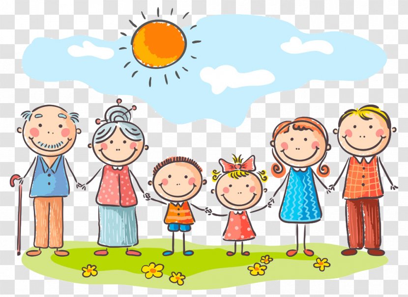 Child Cartoon Family Grandparent - Art - A Man Out Transparent PNG