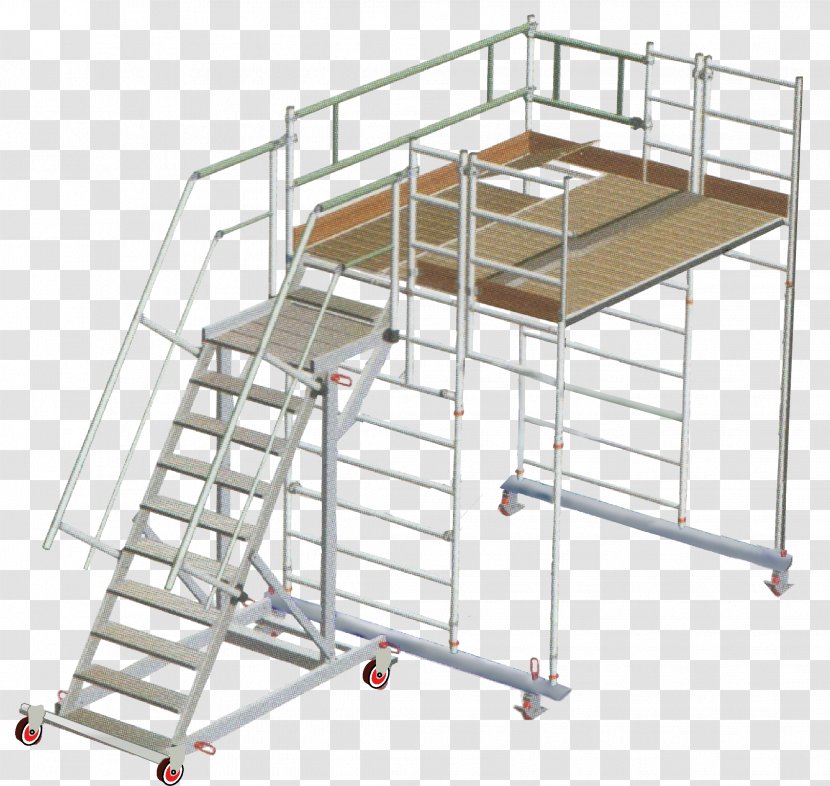 Scaffolding Stairs Steel Architectural Engineering - Pipe Transparent PNG
