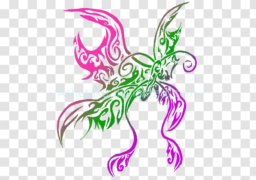 Graphic Design Line Art Clip - Membrane Winged Insect - Butterfly Tattoo Transparent PNG