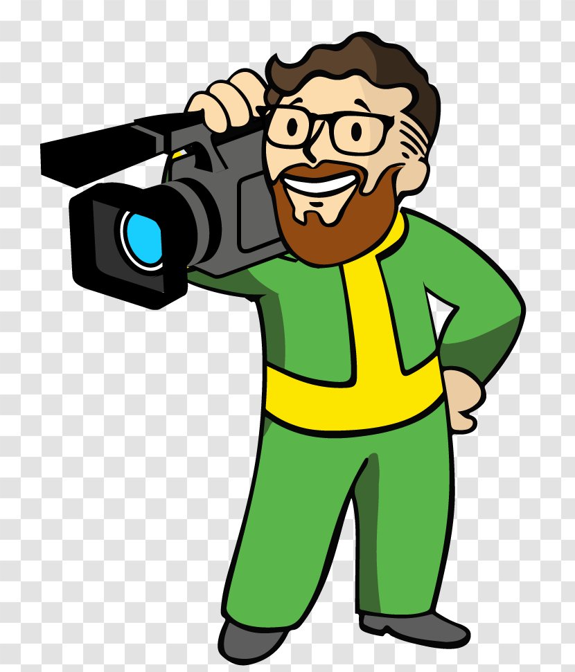 Camera Operator Fallout 4 Photography Video Game - Happiness - Vault Boy Transparent PNG