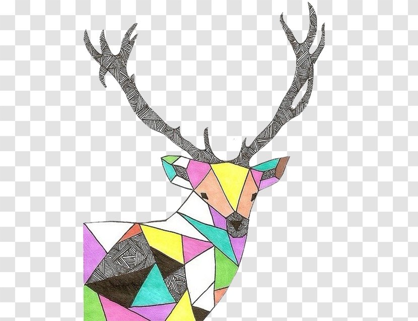 Deer Antler Silhouette Illustration - Art - Line Transparent PNG