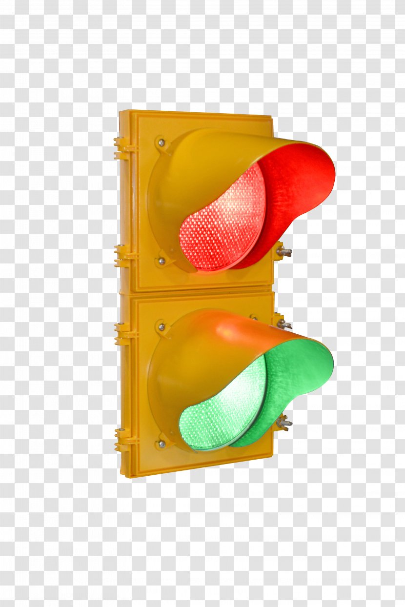Traffic Light Yellow Road Transparent PNG