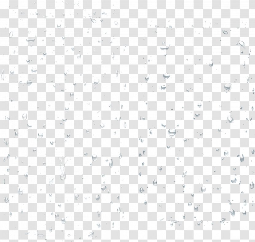Monochrome Black And White Circle Area - Water Drops Transparent PNG