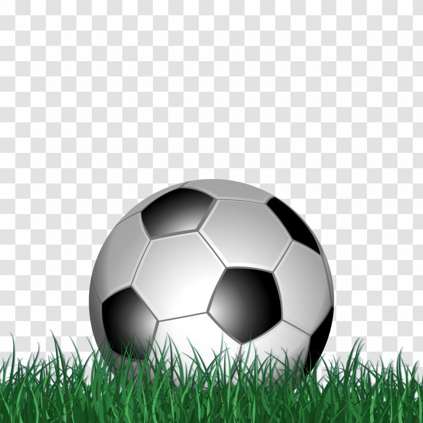 Football Pitch Soccer-specific Stadium - Ball - Vector Green Field Transparent PNG