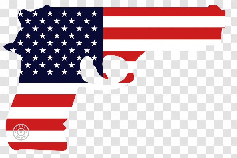 Flag Of The United States Annin & Co. Flagpole - Bumper Sticker - 2nd Amendment Transparent PNG