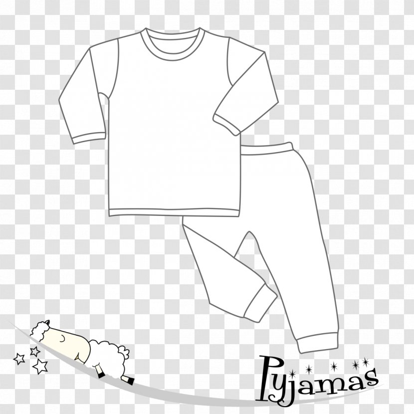 Pajamas Blue White Yellow Nightwear - Flower - Pyjamas Transparent PNG