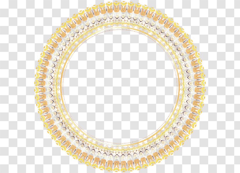 Yellow Tableware Circle Transparent PNG