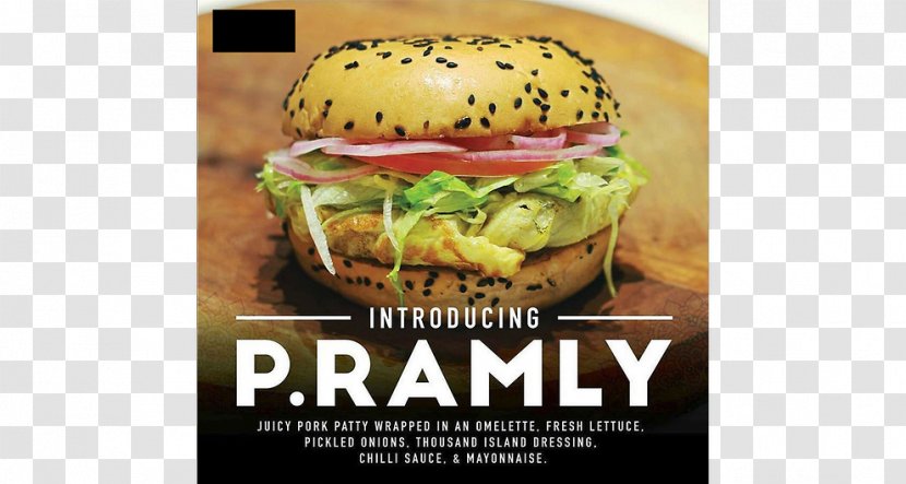 Whopper Hamburger Cheeseburger McDonald's Big Mac Ramly Burger - Veggie - Restaurant Transparent PNG