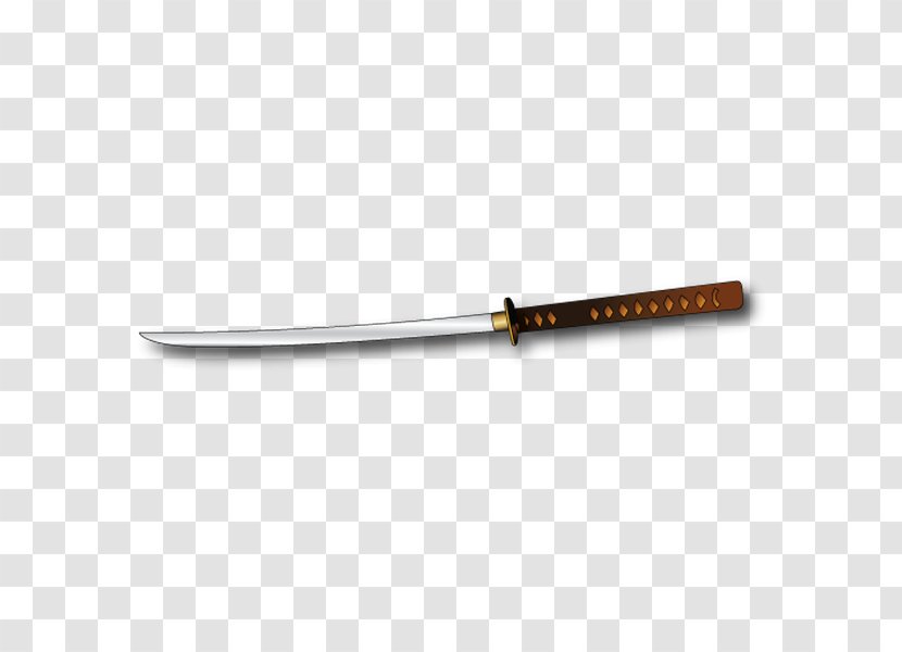 Knife Sword Blade Katana Samurai - Melee Weapon Transparent PNG
