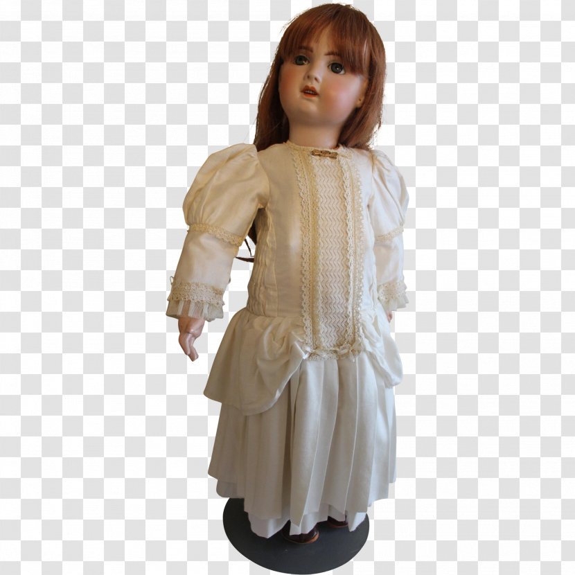 Doll Antique Jumeau Collectable Dress - Watercolor Transparent PNG
