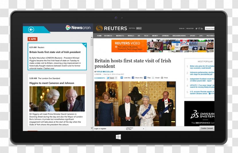 Web Page Digital Journalism New Media Display Advertising - News Aggregator Transparent PNG