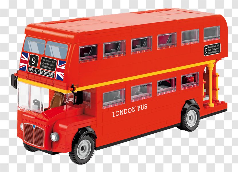 London Buses AEC Routemaster Cobi - Toy Block - Bus Transparent PNG
