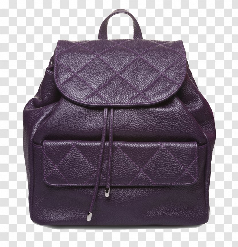 Handbag Backpack Leather Deuter Sport - Purple Transparent PNG