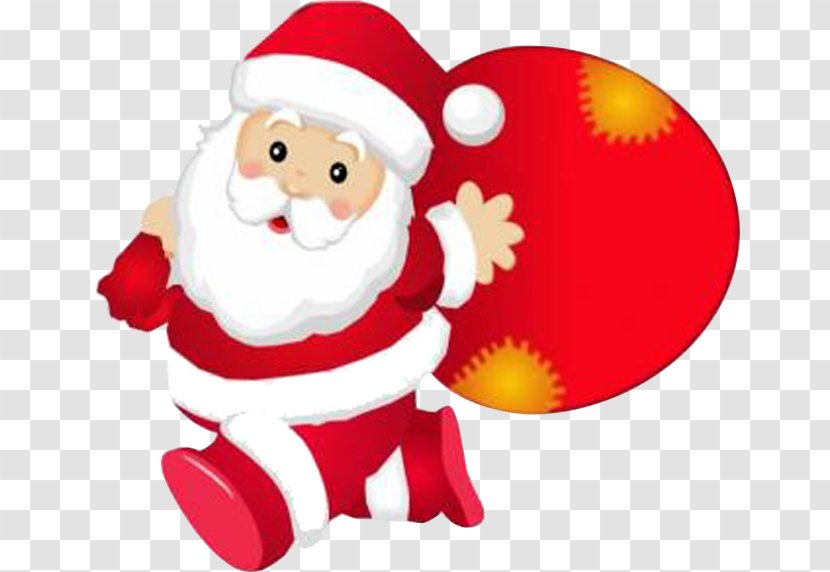 Santa Claus Christmas Decoration Reindeer Tree - Gift Transparent PNG