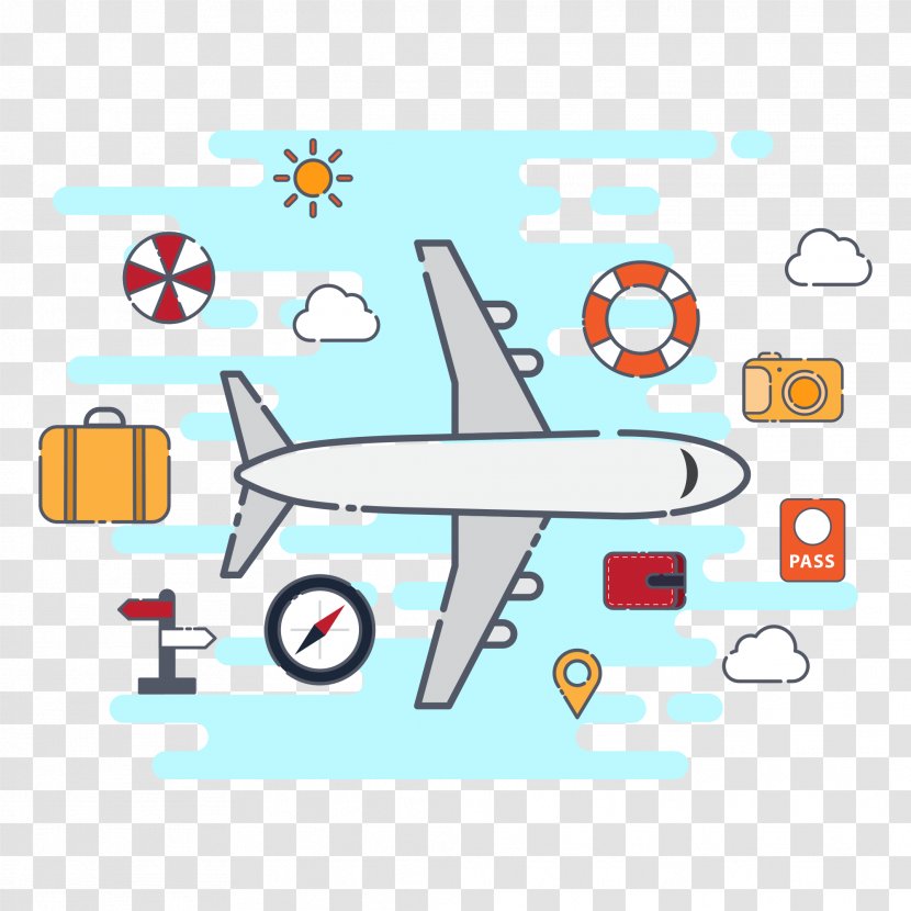 Clip Art Airplane Product Aerospace Engineering Angle - Vehicle Transparent PNG