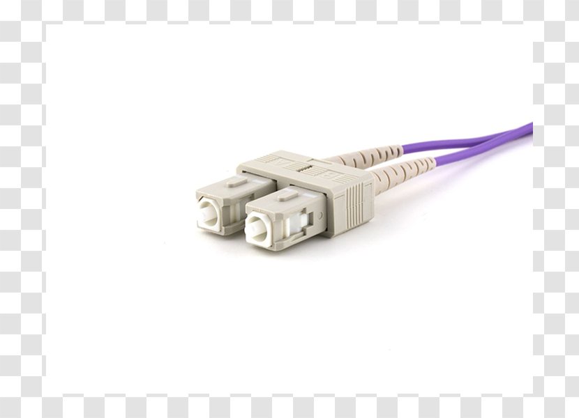 Serial Cable Electrical Connector Multi-mode Optical Fiber - Network Cables - Usb Transparent PNG