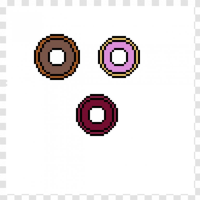Purple Brand Line Font - Donuts Transparent PNG