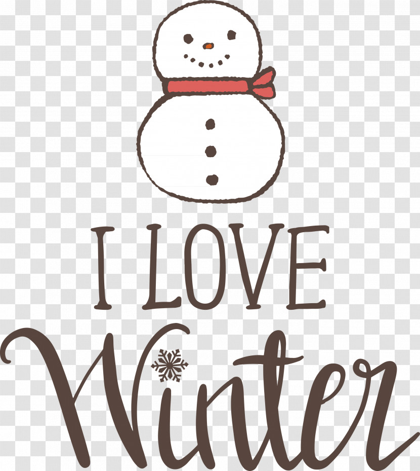 I Love Winter Winter Transparent PNG