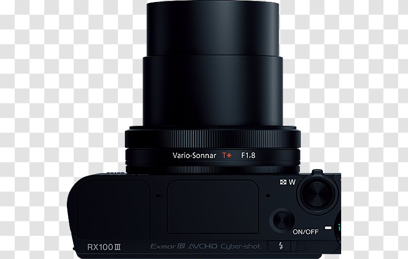 Digital SLR Sony Cyber-shot DSC-RX100 III Camera Lens 索尼 Point-and-shoot - Mirrorless Interchangeable Transparent PNG
