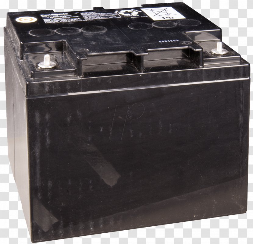 Lead–acid Battery Electric Rechargeable Ampere Hour Volt - Panasonic Transparent PNG