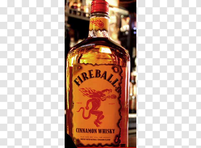Fireball Cinnamon Whisky Whiskey Distilled Beverage Canadian Espresso Transparent PNG