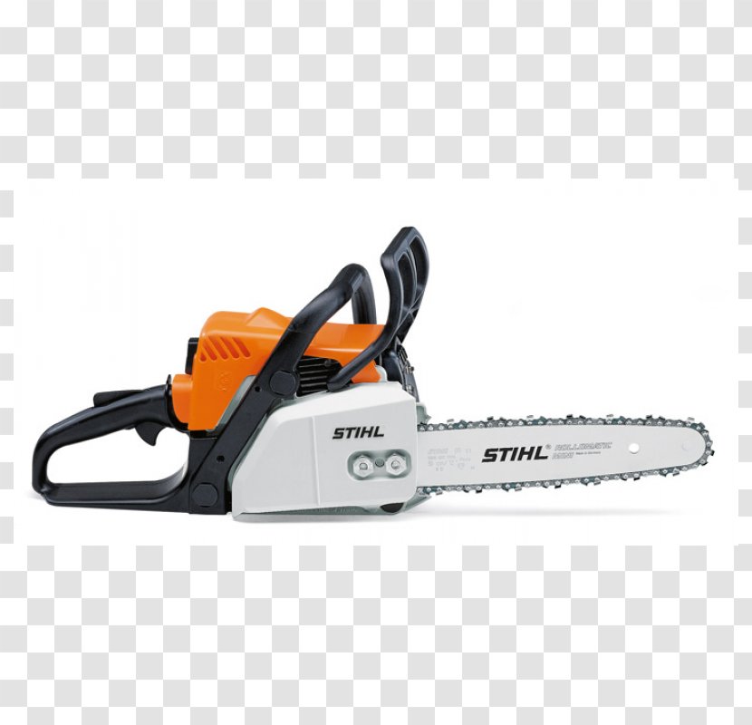 Stihl MS 170 Chainsaw Felling - Chain Transparent PNG