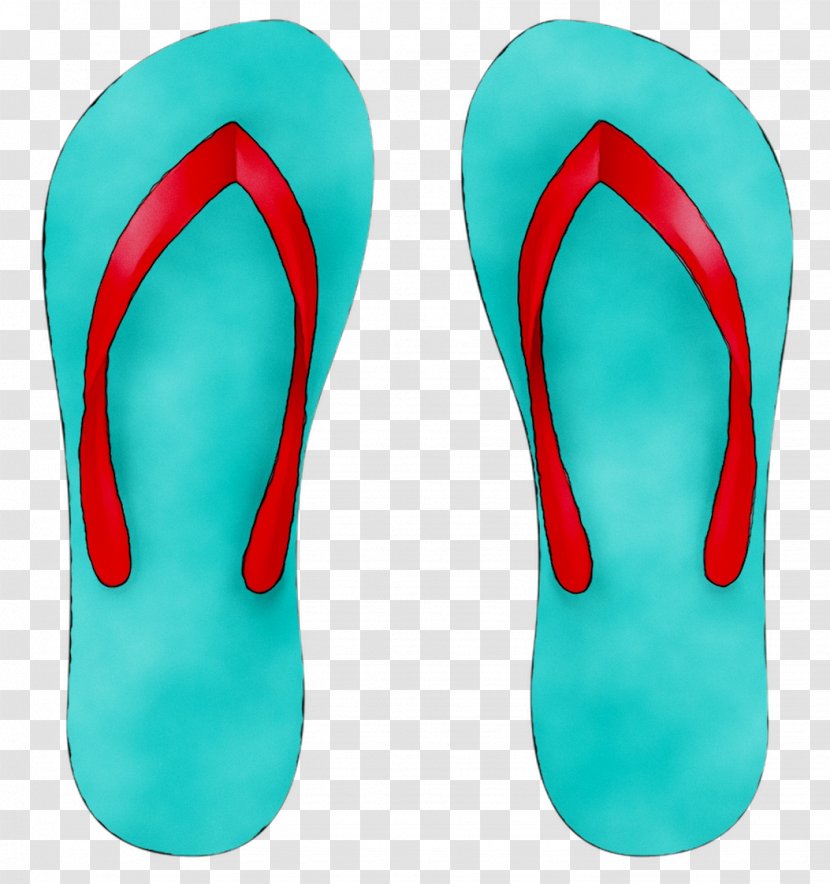 Flip-flops Shoe Product Design - Aqua Transparent PNG
