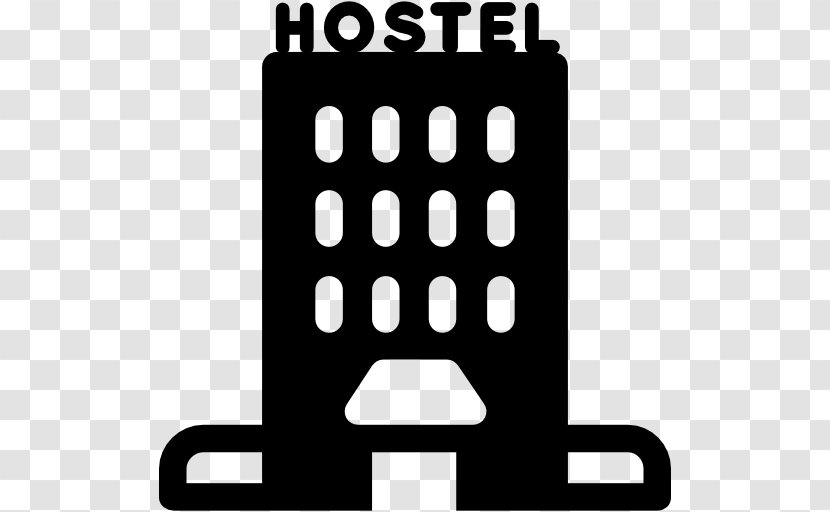 Backpacker Hostel Hotel - Monochrome Transparent PNG