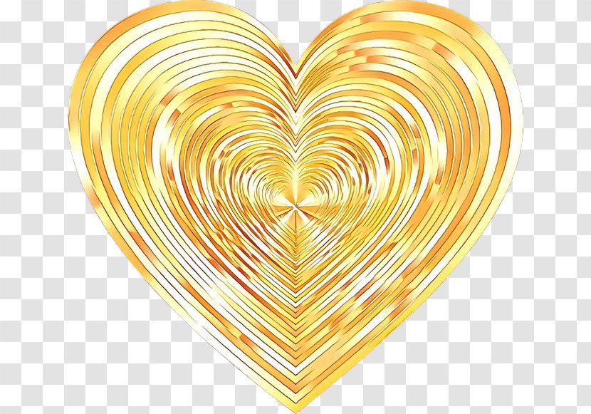 Love Background Heart - M095 - Yellow Transparent PNG