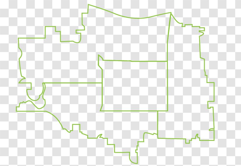 Land Lot Line Angle - Rectangle - Chalk Outline Transparent PNG