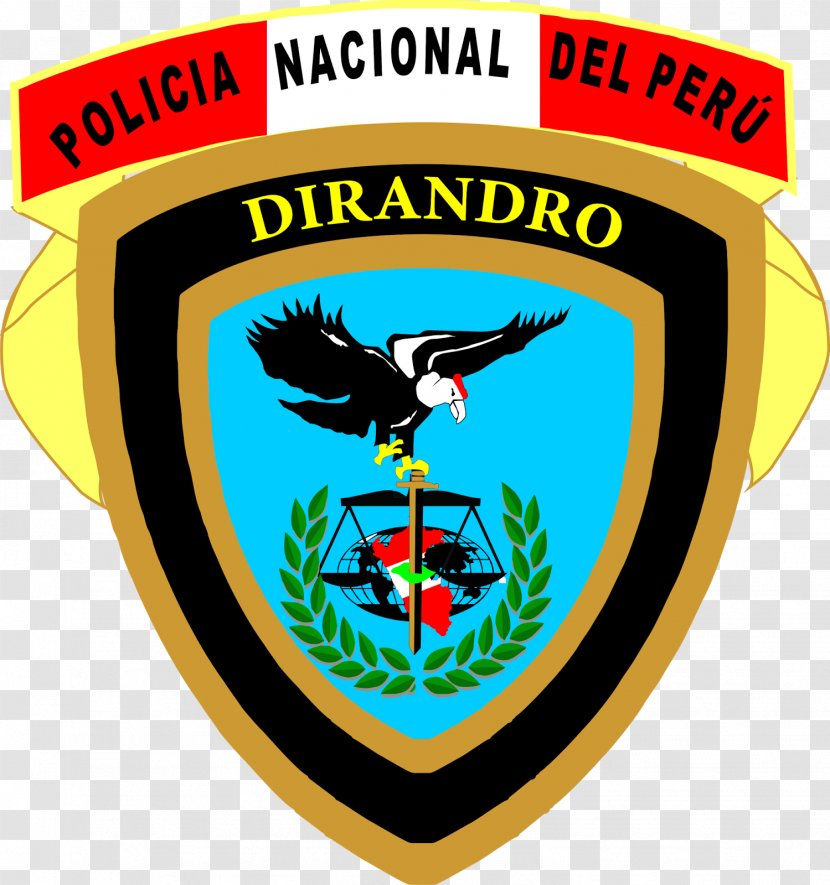 Callao DIRANDRO PNP National Police Of Peru Logo Transparent PNG