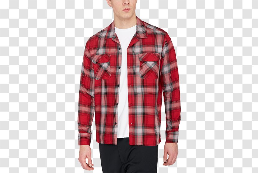 T-shirt Clothing Jacket Hoodie - Pants - Black And Red Plaid Transparent PNG