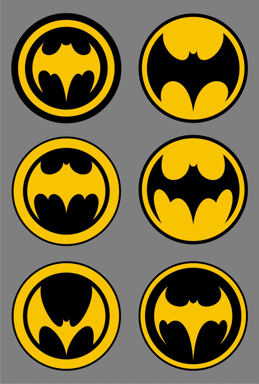 Batman Logo Art Clip - Robin - Superhero Valentine Cliparts Transparent PNG